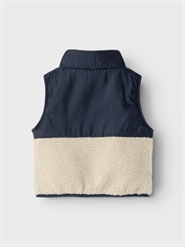 NAME IT Teddy Vest Mall Dark Sapphire